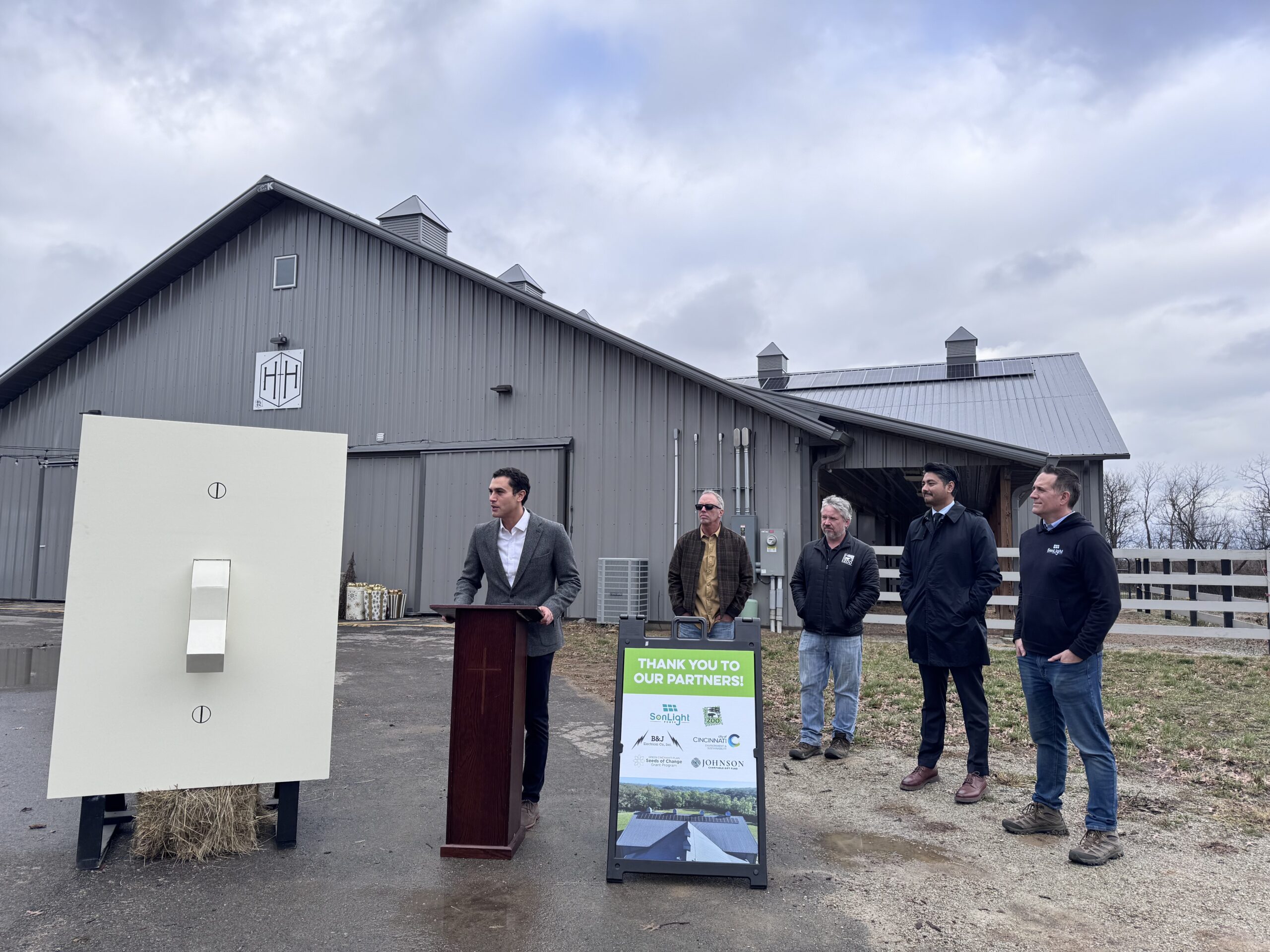 New Solar Panels Installed by Cincinnati Zoo and SonLight Power Provide Horse Power for Local Nonprofit